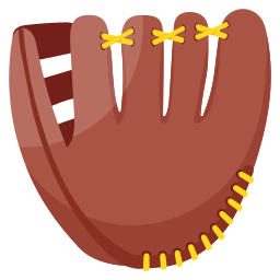 Baseball glove icon