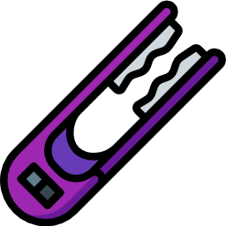 Hair iron icon