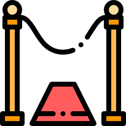 Red carpet icon