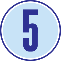 cinco Ícone