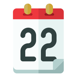 カレンダーの日付 icon