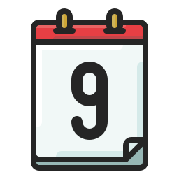 Calendar date icon