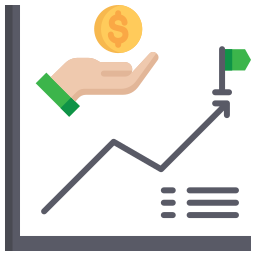 introduction en bourse Icône