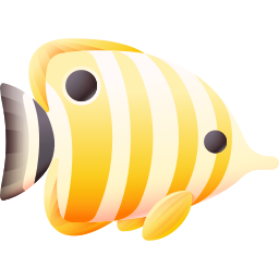 pez mariposa icono