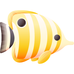 Butterfly fish icon