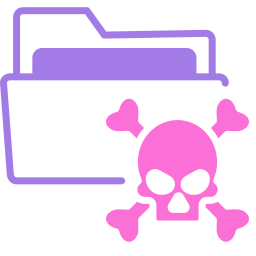 Infected folder icon