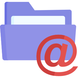 폴더 메일 icon