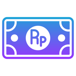 Indonesian rupiah icon