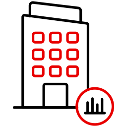 marcador de acciones icono
