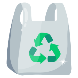 wiederverwertbare tasche icon