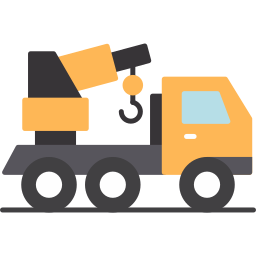 Crane truck icon