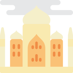 taj mahal icon