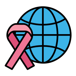 dia mundial del cancer icono