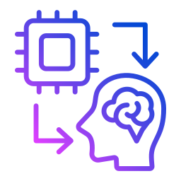 Brain computer interface icon