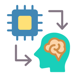 Brain computer interface icon