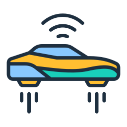 Flying car icon