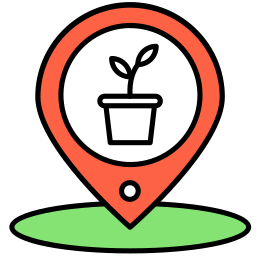 Flower shop icon