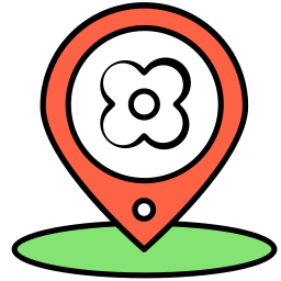 Flower shop icon