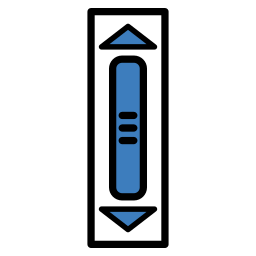 Scroll bar icon