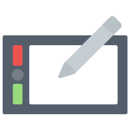 tableta digitalizadora icono