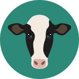 vaca lechera icono