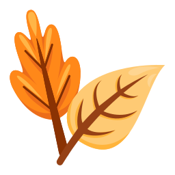 Autumn leaves icon