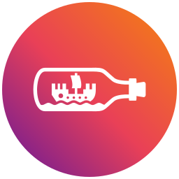 Ship in a bottle icon