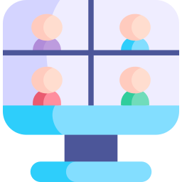 online bijeenkomst icoon
