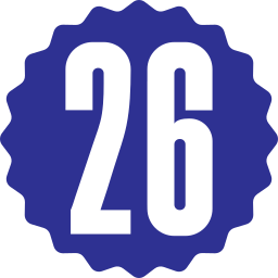 Twenty six icon
