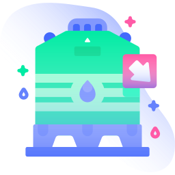 Water tank icon