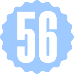 cincuenta y seis icono