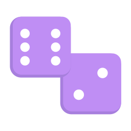 Dice game icon