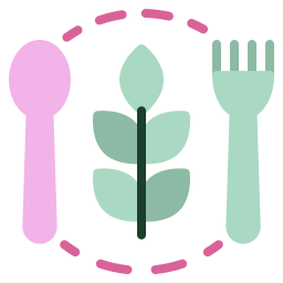 Вегетарианская еда иконка