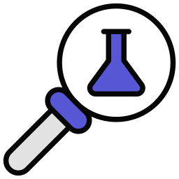 análisis químico icono