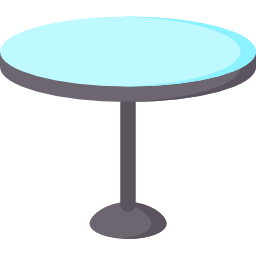 table ronde Icône