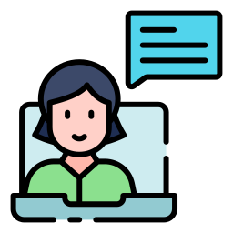 Online counseling icon