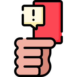 Red card icon