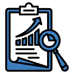 Report analysis icon