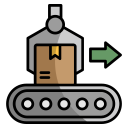 Belt conveyor icon