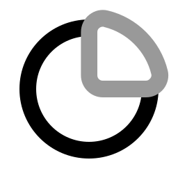 diagramme circulaire Icône