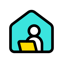 Work from home icon