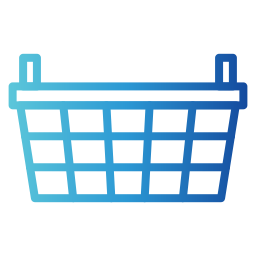 Laundry basket icon