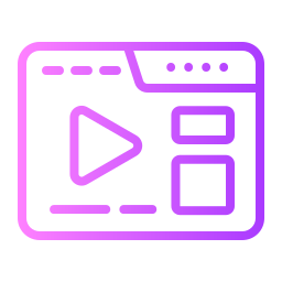 video-inhoud icoon