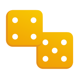 Dice game icon