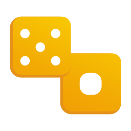 Dice game icon