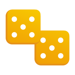 Dice game icon