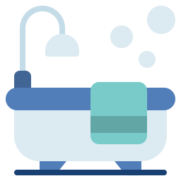 Shower tub icon