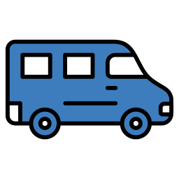 furgoneta de reparto icono