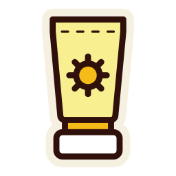 bloqueador solar icono