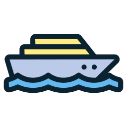 Cruise ship icon